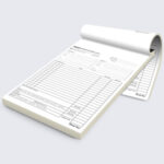 receipt pad design print