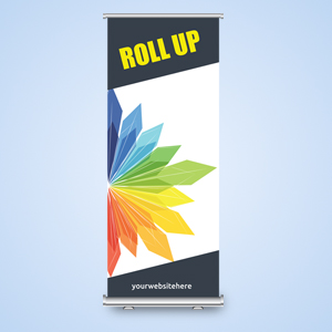 roll up banner design print