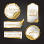 special offer stickers and badges design print