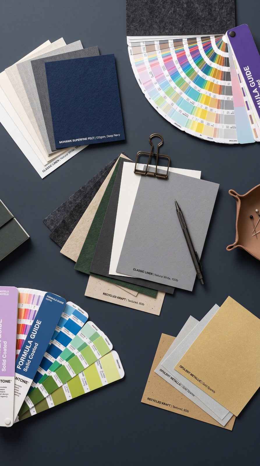 Color Swatches and Paper Stocks