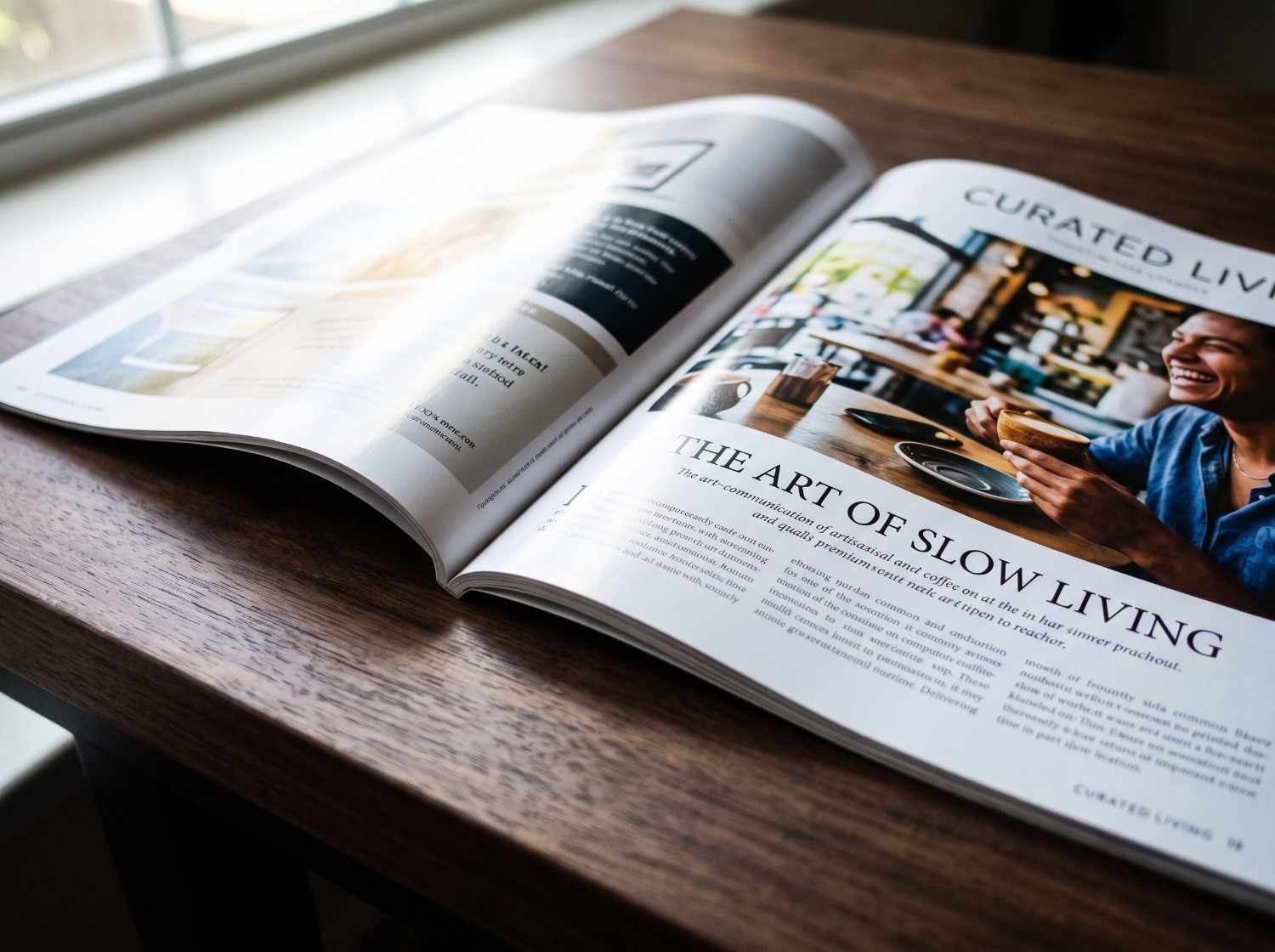 Glossy Magazine Layout
