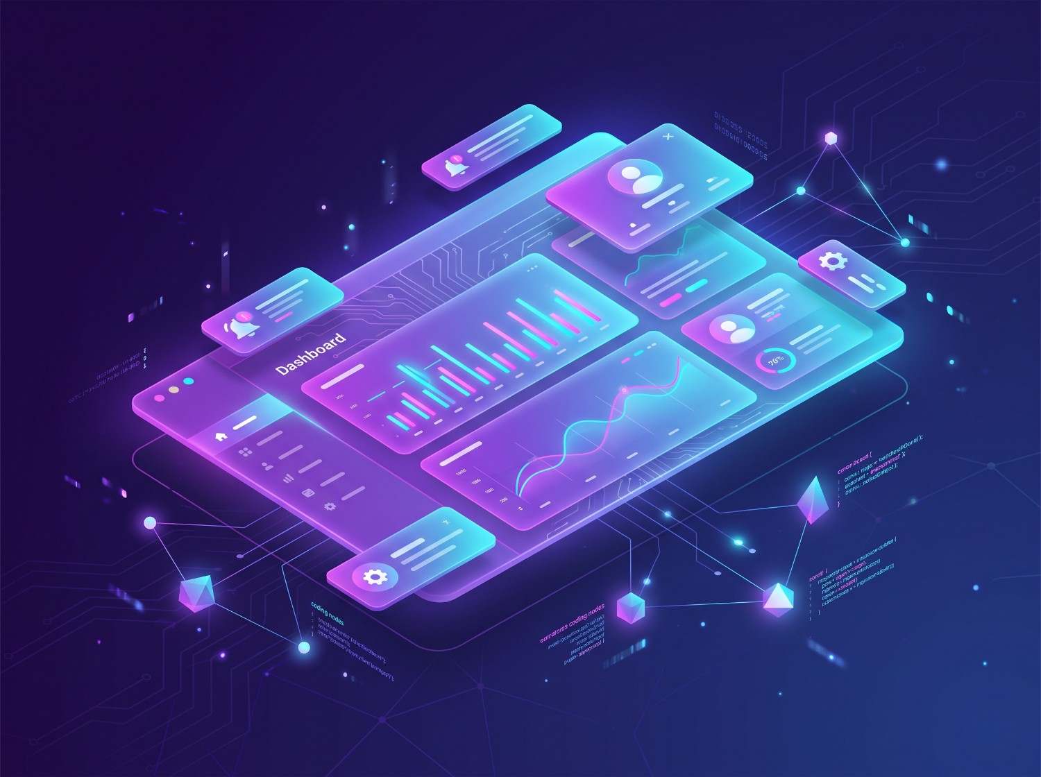 3D Isometric Web Interface
