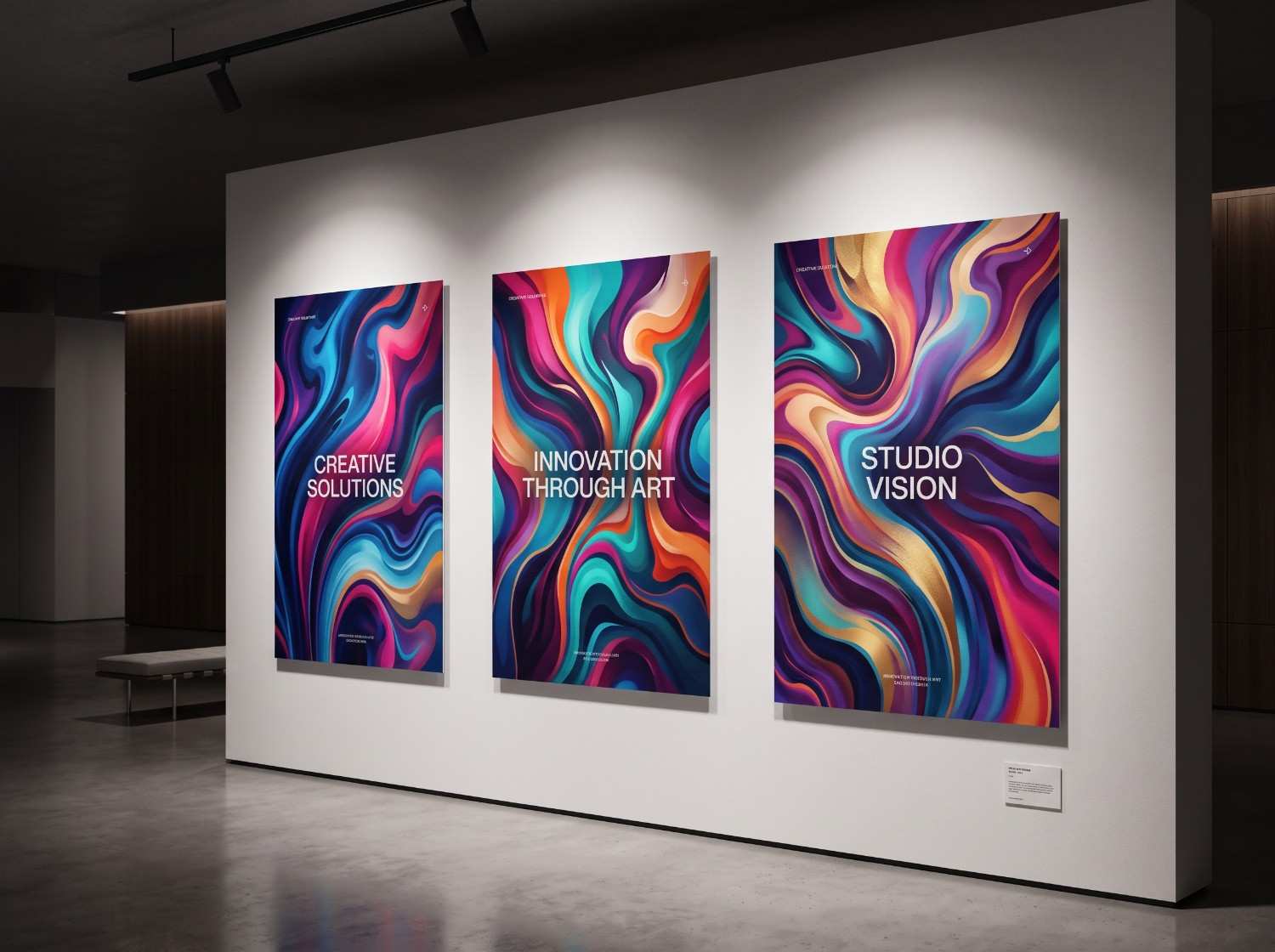 Vibrant Abstract Posters