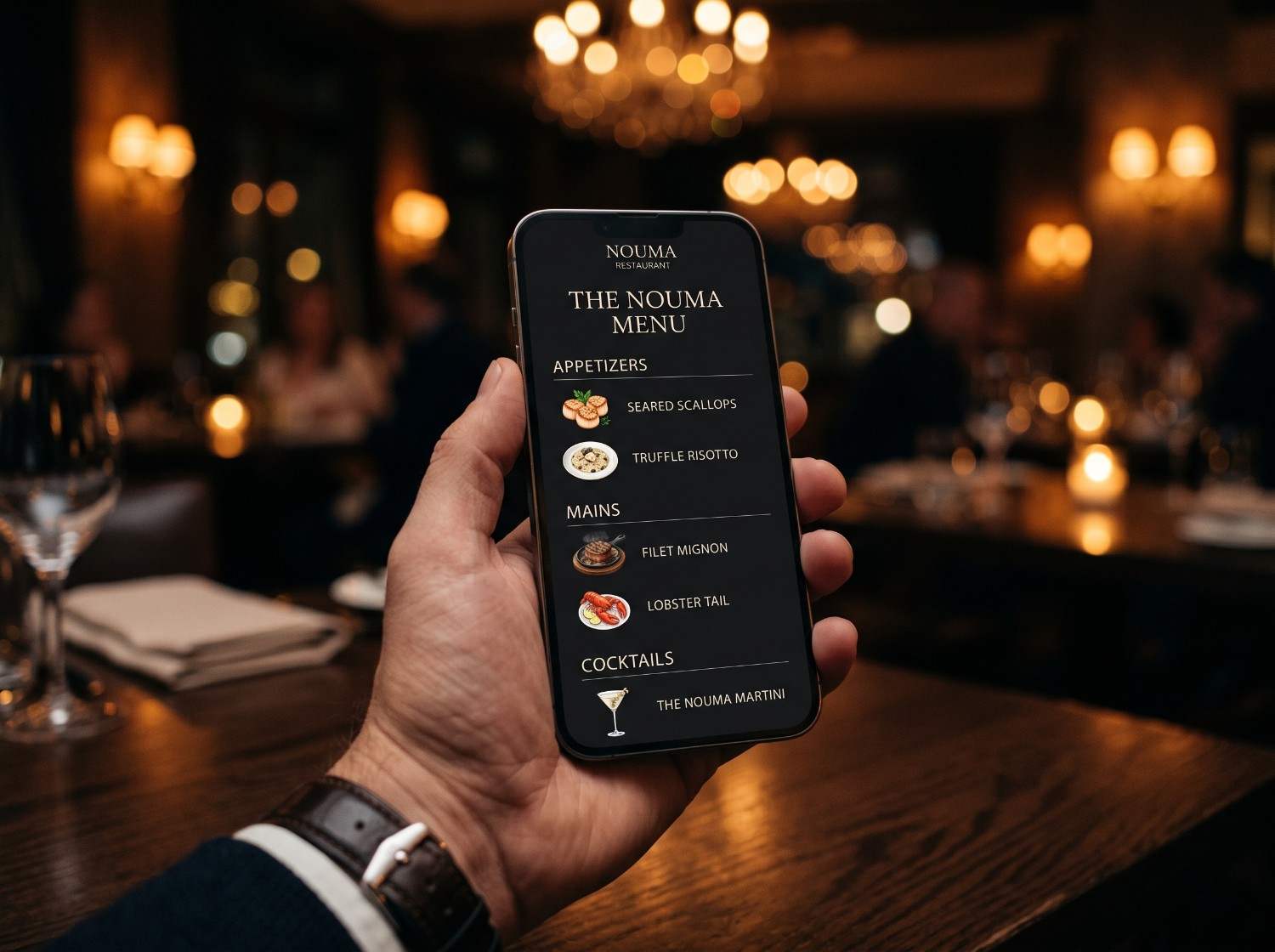 Mobile-First Digital Menu Interface