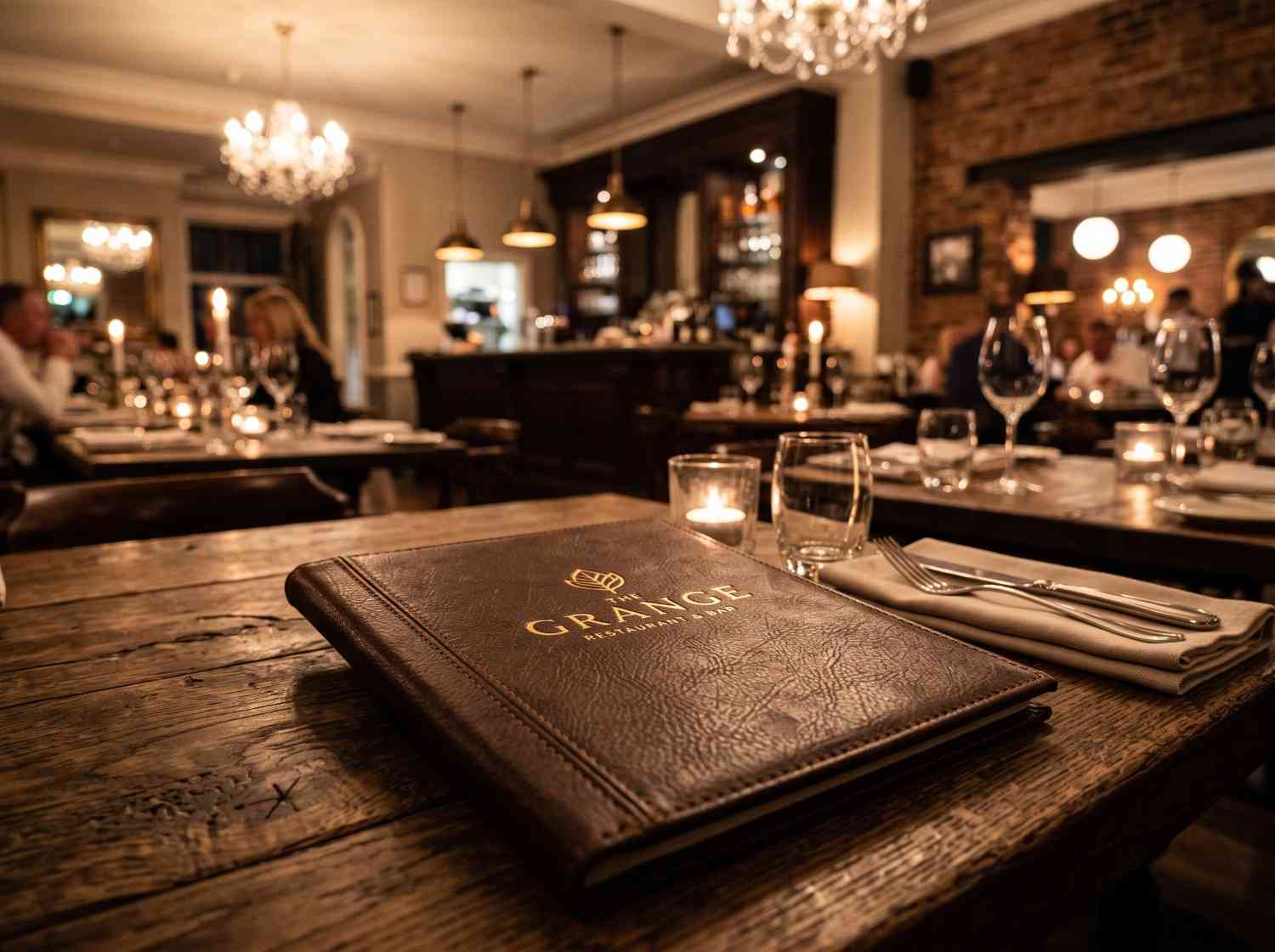 Restaurant Interior Menu