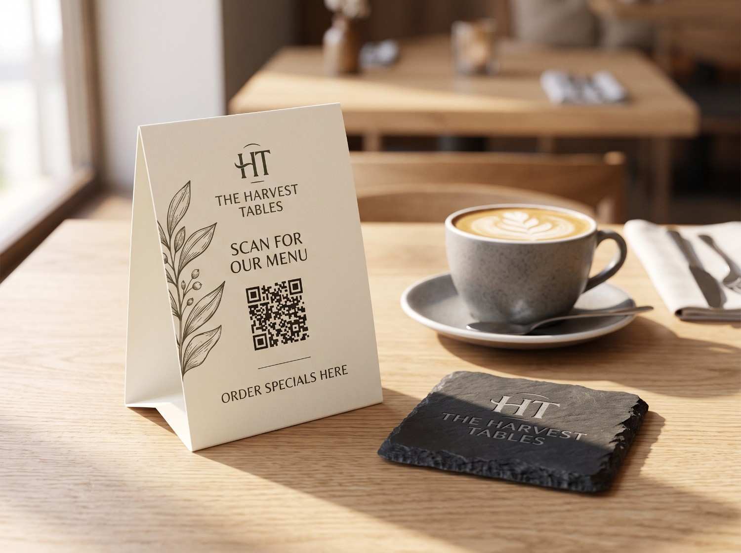 Custom Table Talkers and Coasters