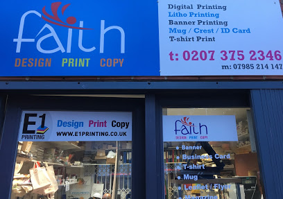 Faith Printers Storefront